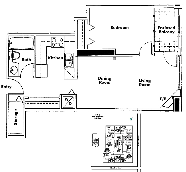 Floor plan 214