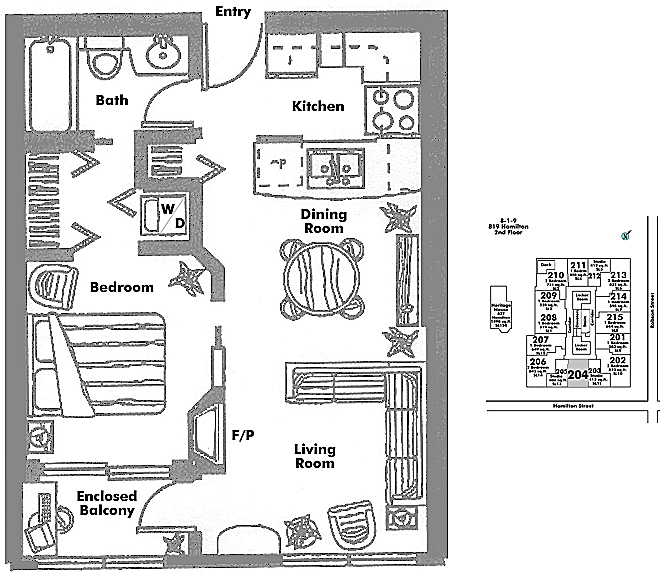 Floor plan 204