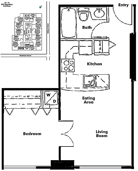 Floor plan 305