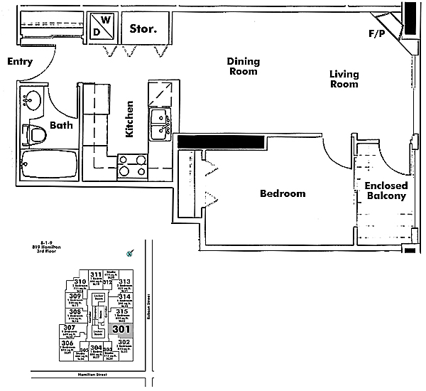 Floor plan 301