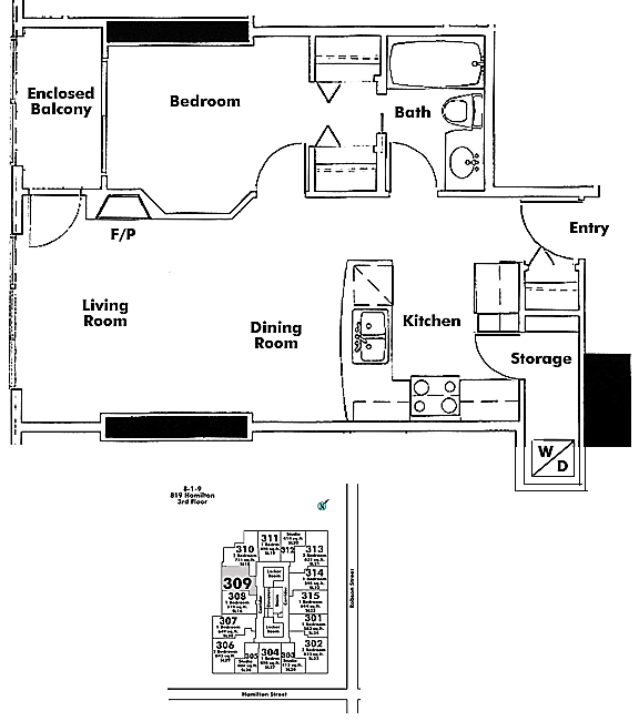 Floor plan 309