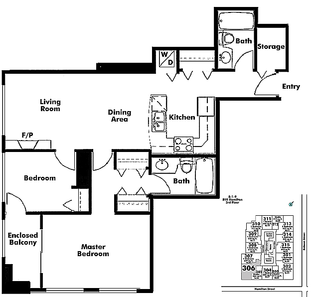 Floor plan 306