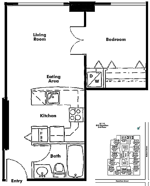 Floor plan 312