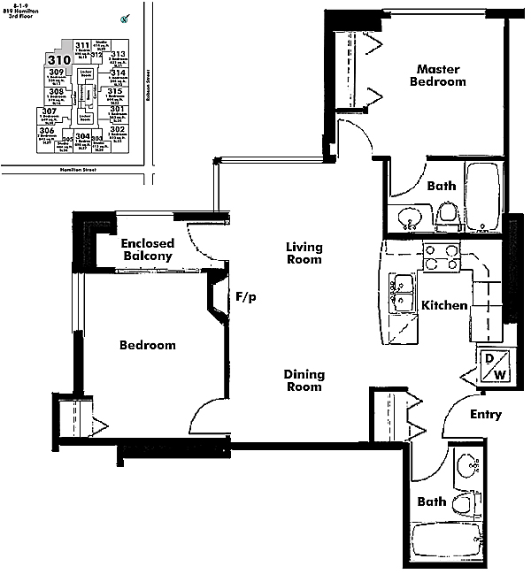 Floor plan 310