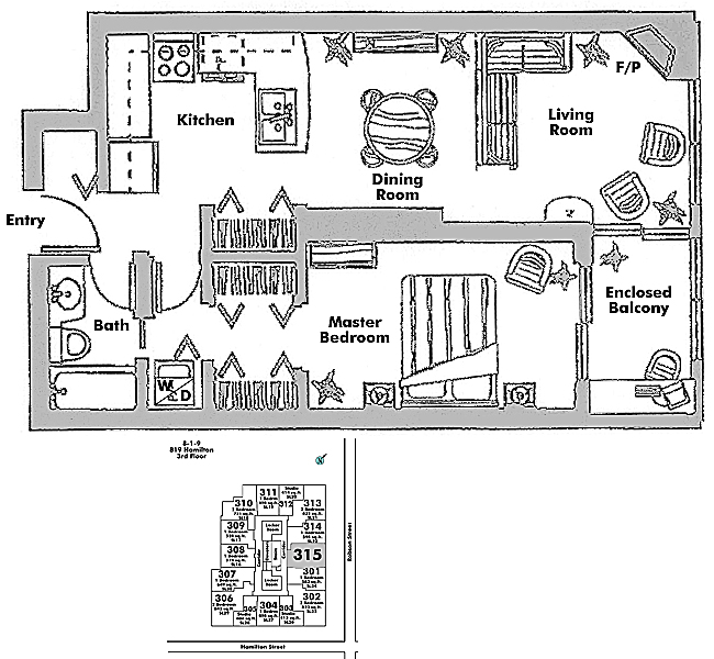 Floor plan 315