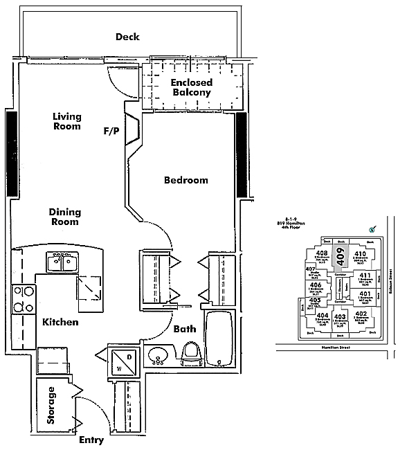 Floor plan 409