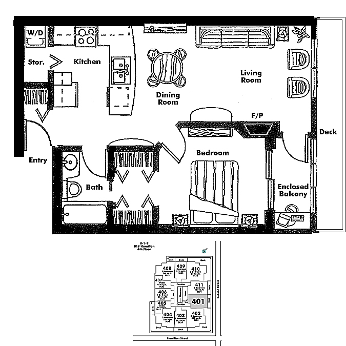 Floor plan 401