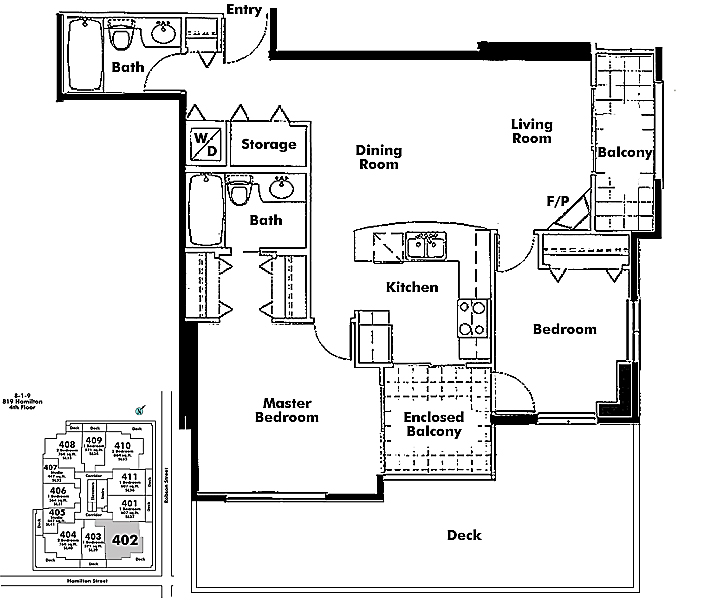 Floor plan 402