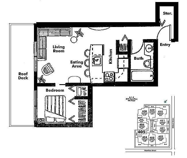 Floor plan 405
