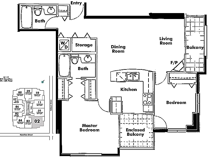 Floor plan 602