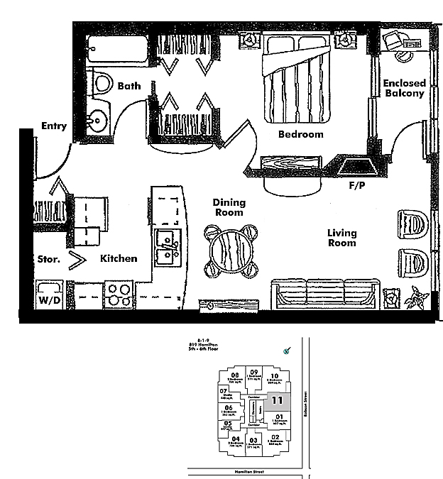 Floor plan 611