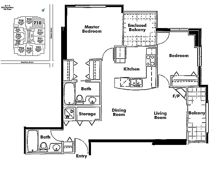 Floor plan 710