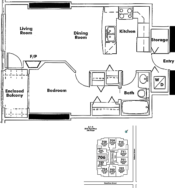Floor plan 706