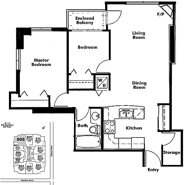 Floor plan 808