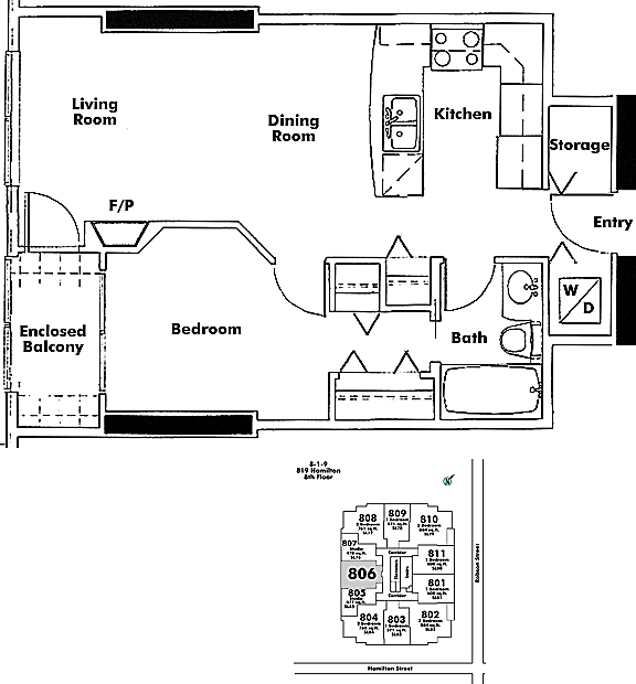 Floor plan 806