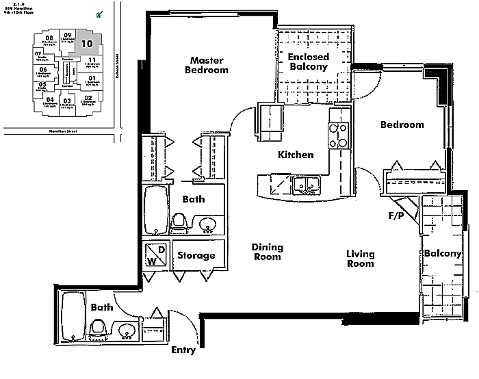 Floor plan 910