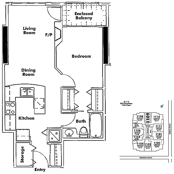 Floor plan 1109