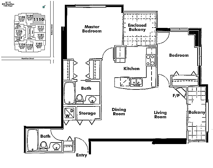 Floor plan 1110