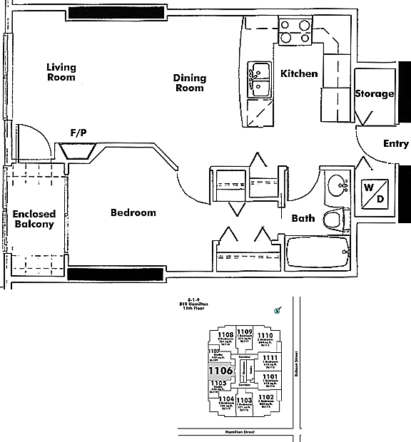 Floor plan 1106
