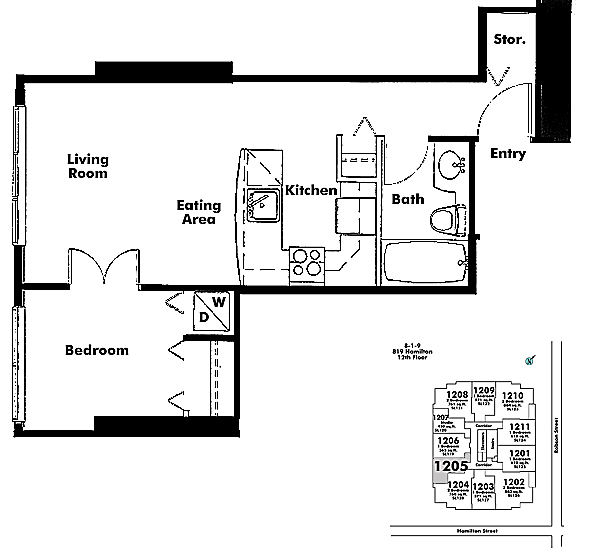Floor plan 1205