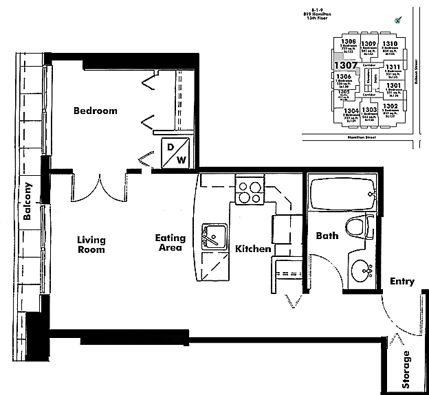 Floor plan 1307