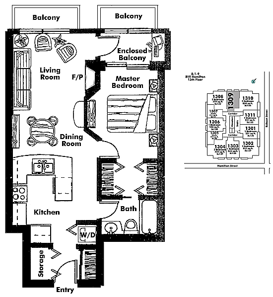 Floor plan 1309