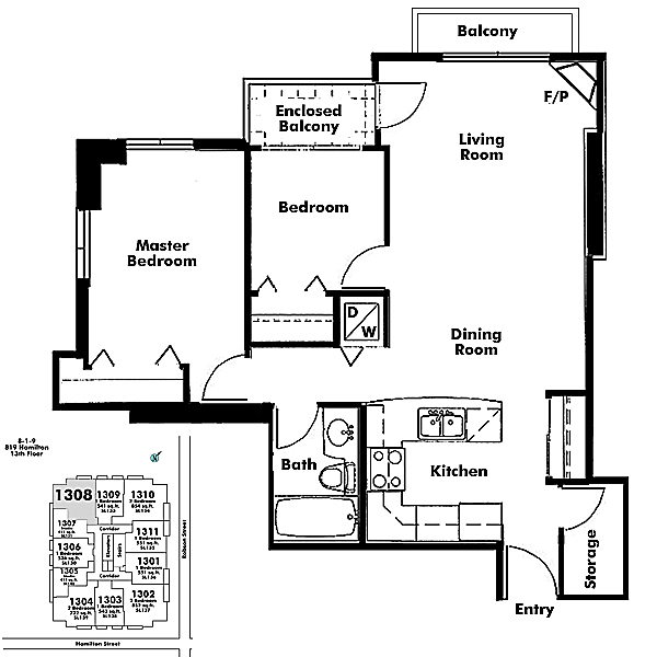 Floor plan 1308