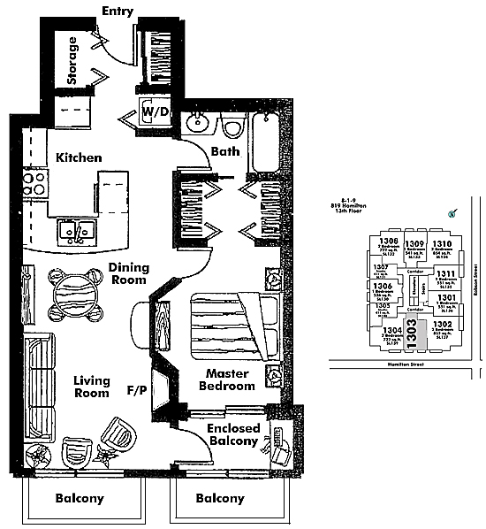 Floor plan 1303