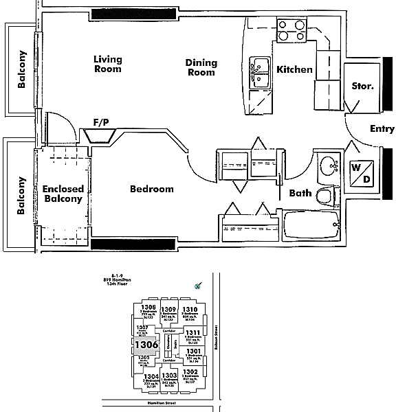 Floor plan 1306