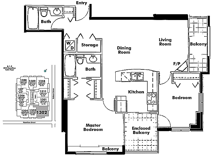 Floor plan 1302