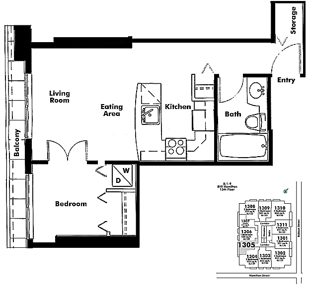 Floor plan 1305