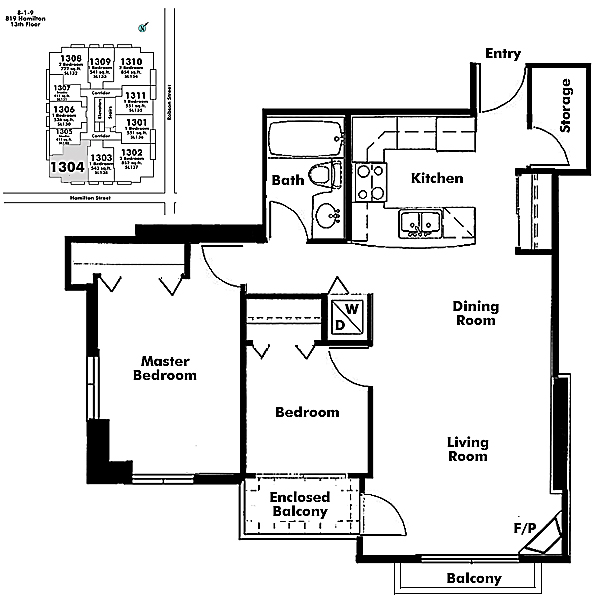 Floor plan 1304