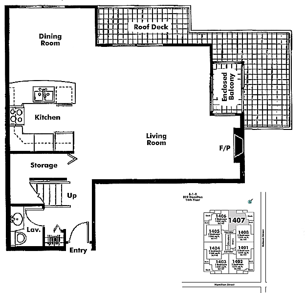 Floor plan 1407