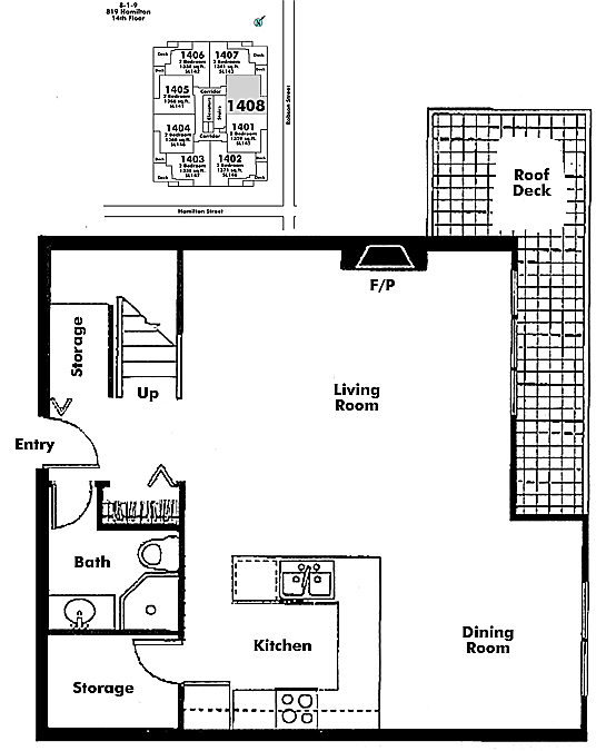 Floor plan 1408