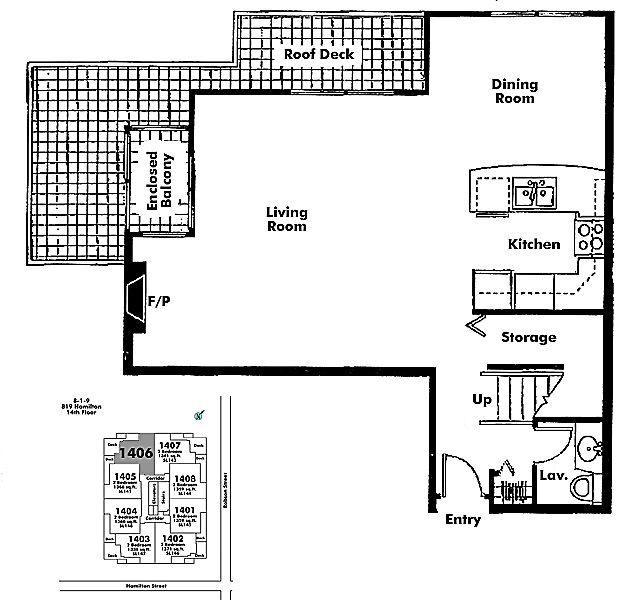 Floor plan 1406