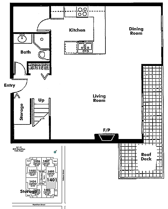 Floor plan 1401