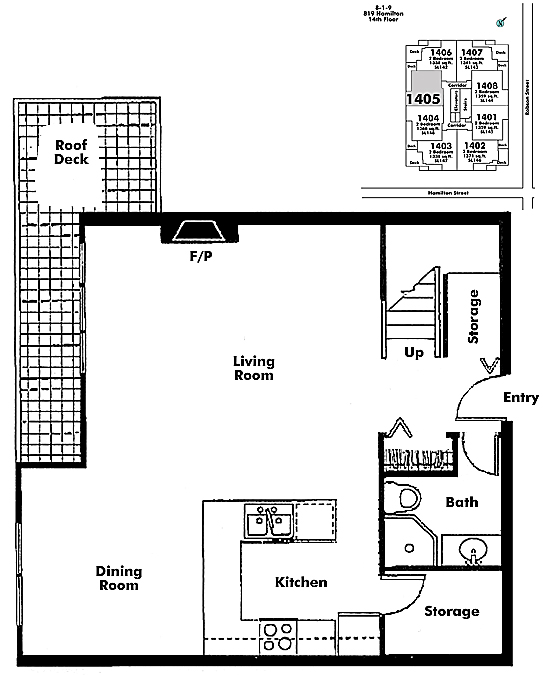Floor plan 1405