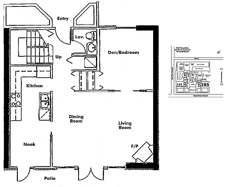 Floor plan 105