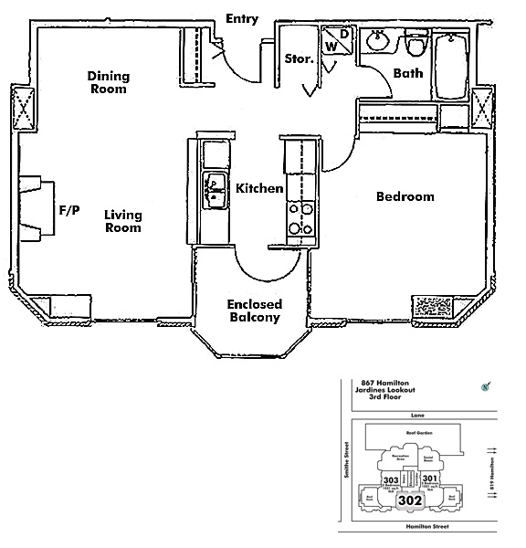 Floor plan 302