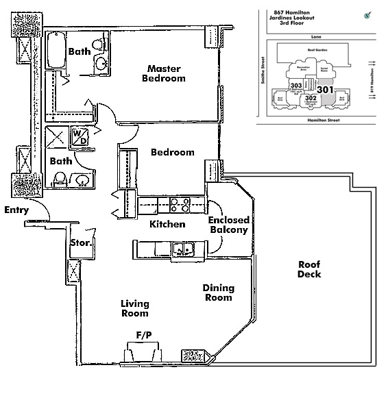 Floor plan 301