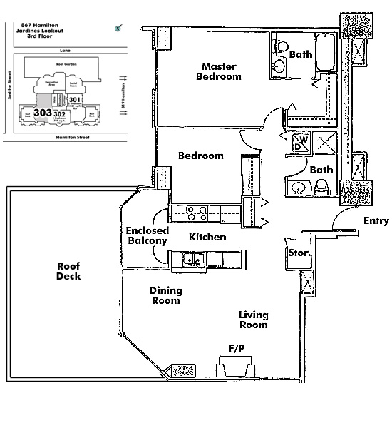 Floor plan 303