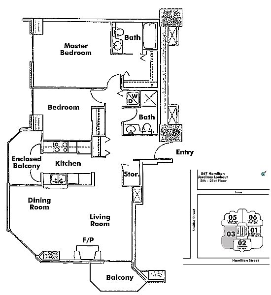 Floor plan 603