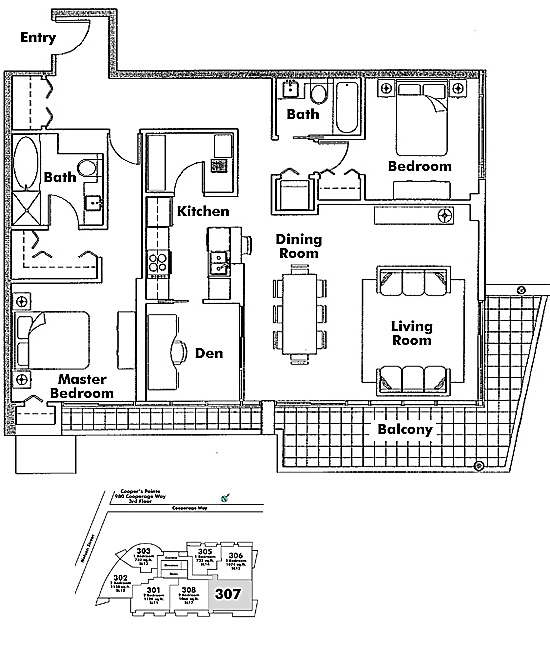 Floor plan 307