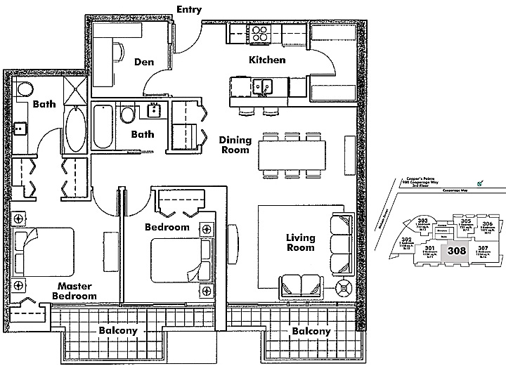 Floor plan 308