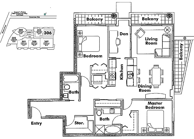 Floor plan 306