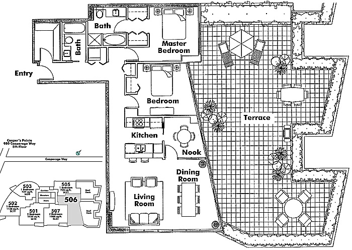 Floor plan 506