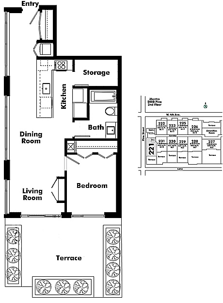 Floor plan 221