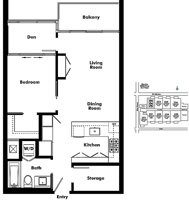 Floor plan 322
