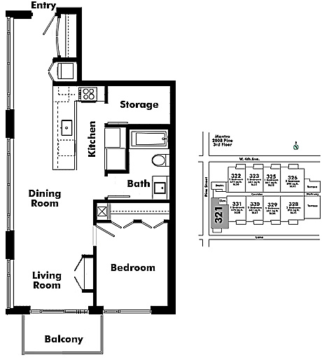 Floor plan 321