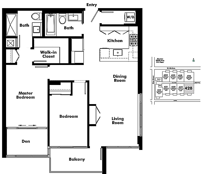 Floor plan 428